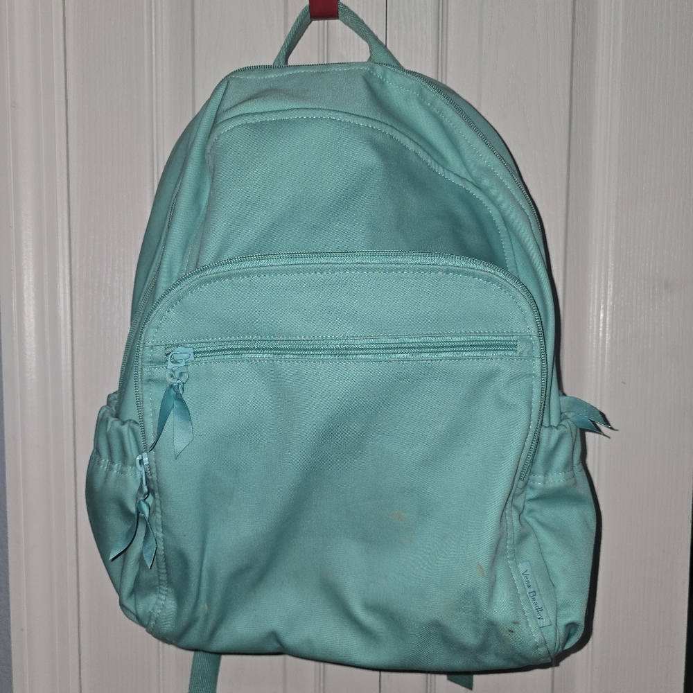 Campus Backpack Turquoise Sky by Vera Bradley